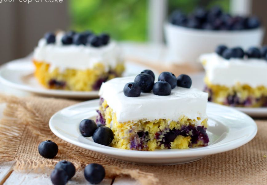 Pineapple and Blueberry Cakes