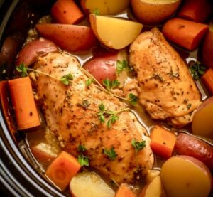 Crockpot Ranch Chicken and Potatoes