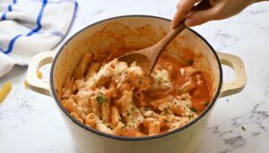 garlic parmesan chicken pasta