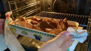 chocolate bread and butter pudding