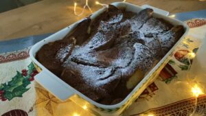 chocolate bread and butter pudding