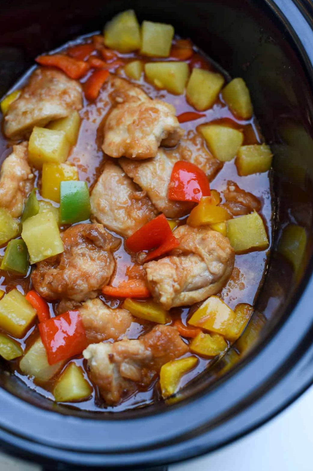Slow-cooked Sweet and Sour Chicken