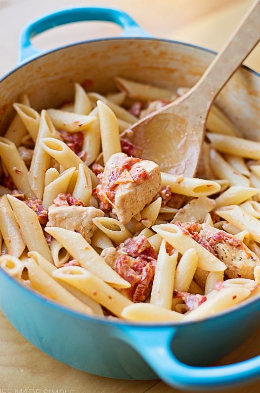 Sun-dried Tomato and Chicken Penne