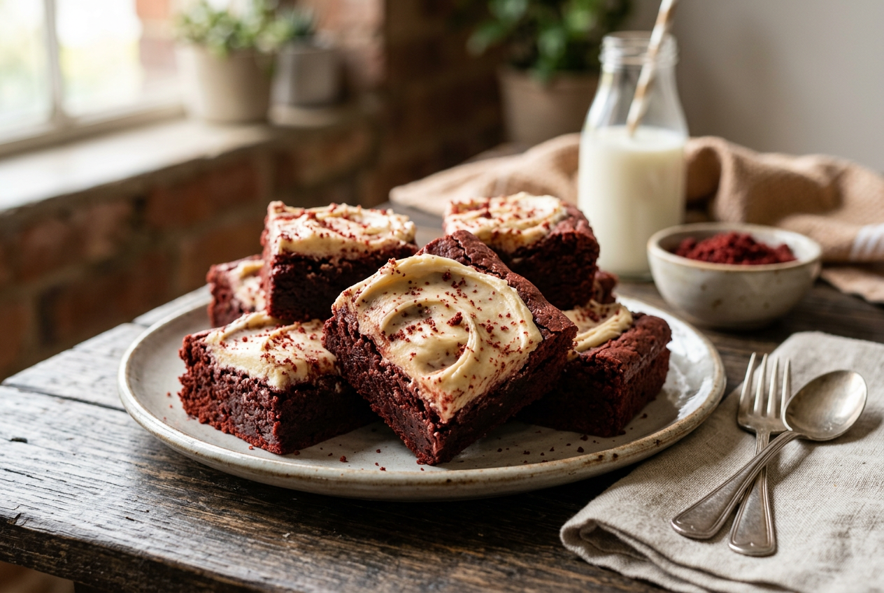 Red Velvet Brownies