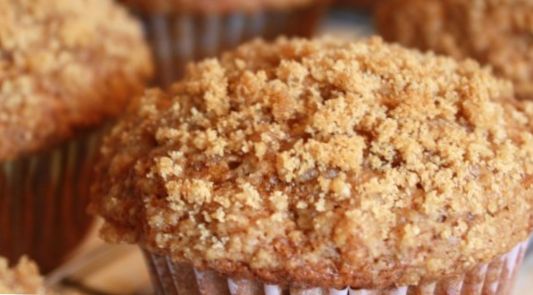 Crumble-topped Banana Muffins