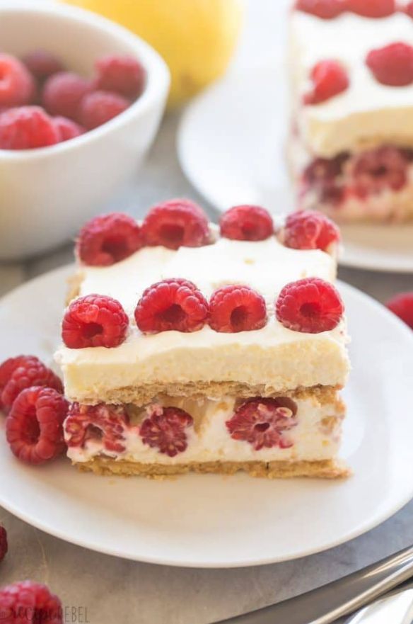 No Count Lemon and Raspberry Cakes