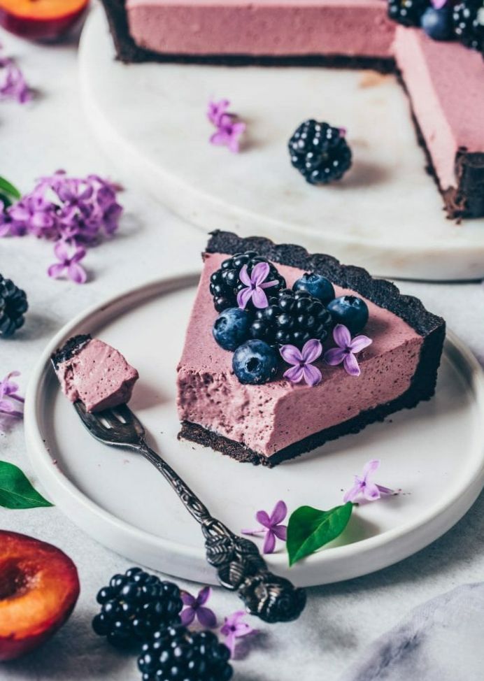 No Count Blackberry Mousse Gateau