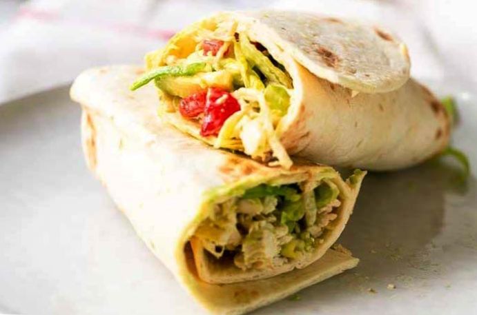 No Count Chicken Salad Wraps