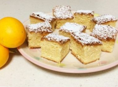 White Chocolate, Lemon and Coconut Blondies