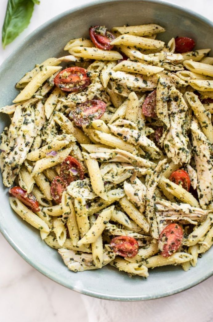 Chicken Pesto Pasta Salad