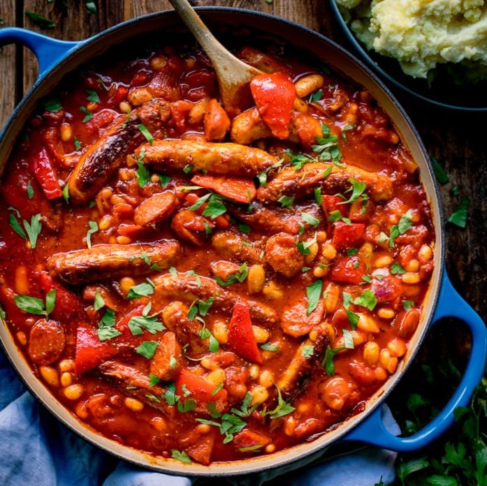 Sausage and Bean Casserole